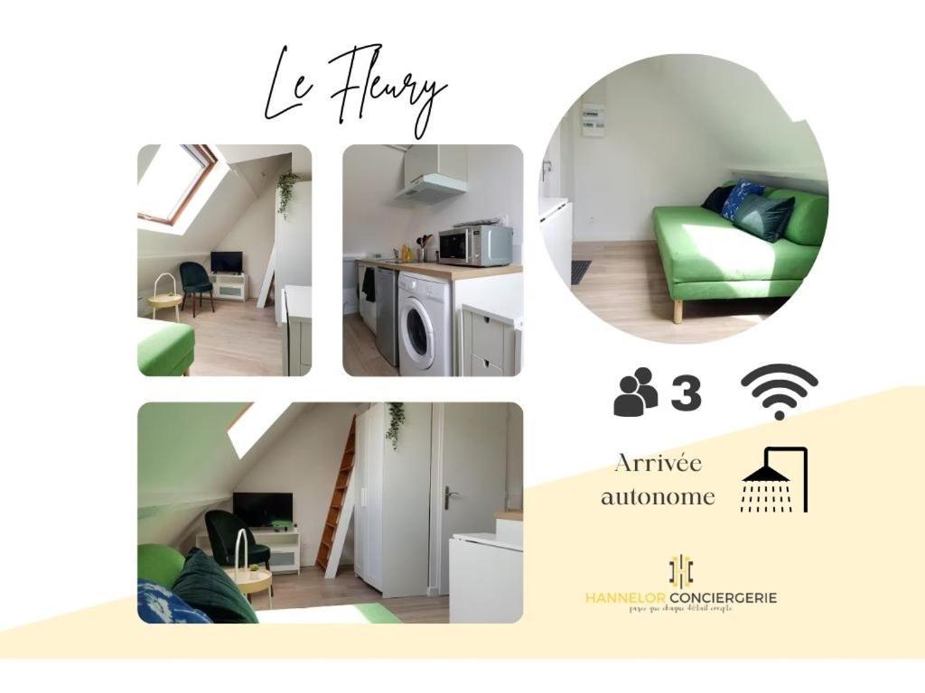 Le Fleury - Studio Calme Proche De Rouen Deville-les-Rouen Ngoại thất bức ảnh